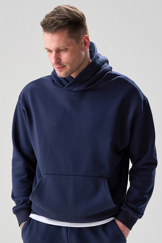 Худи Base Lite мужское темно-синее