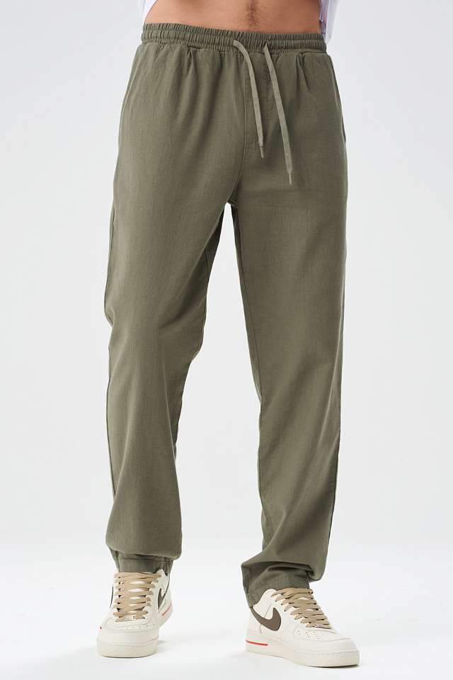 Брюки Flaxy 2.0 мужские льняные хаки