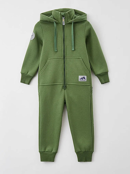 Комбинезон Fresh детский с начесом оливковый