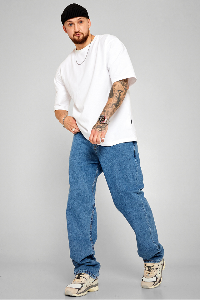Футболка Oversize мужская белая