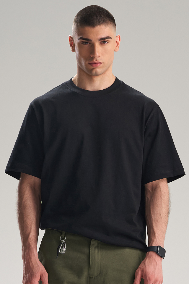 Футболка Oversize мужская черная