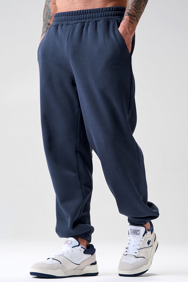 Брюки Base с начесом индиго