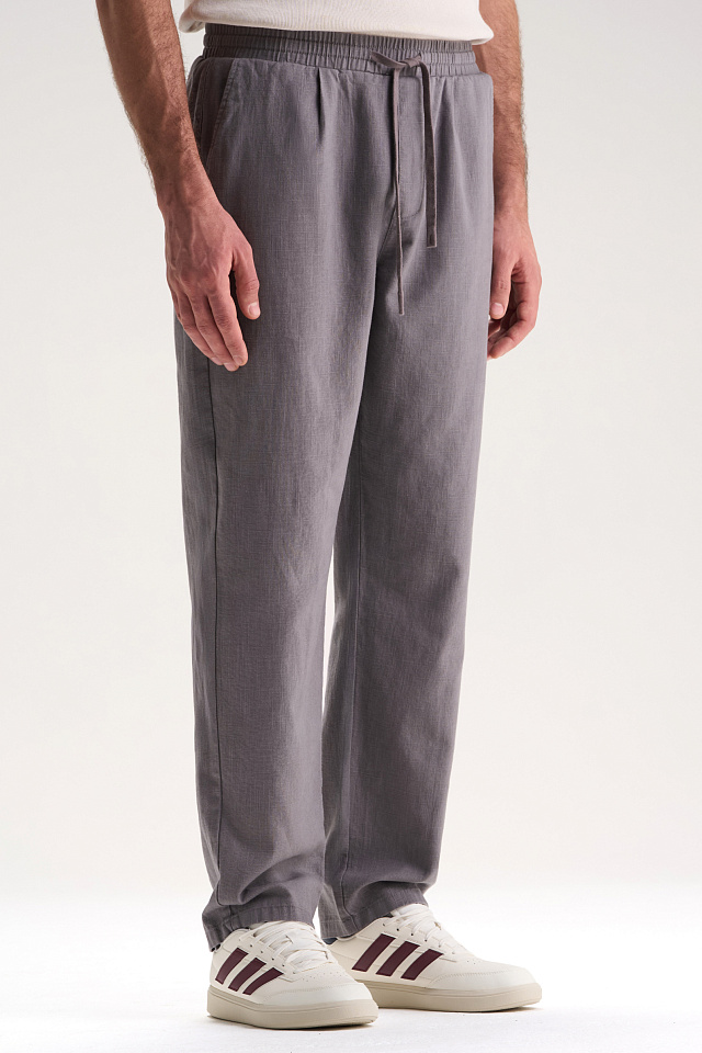 Брюки Flaxy 2.0 мужские льняные серые