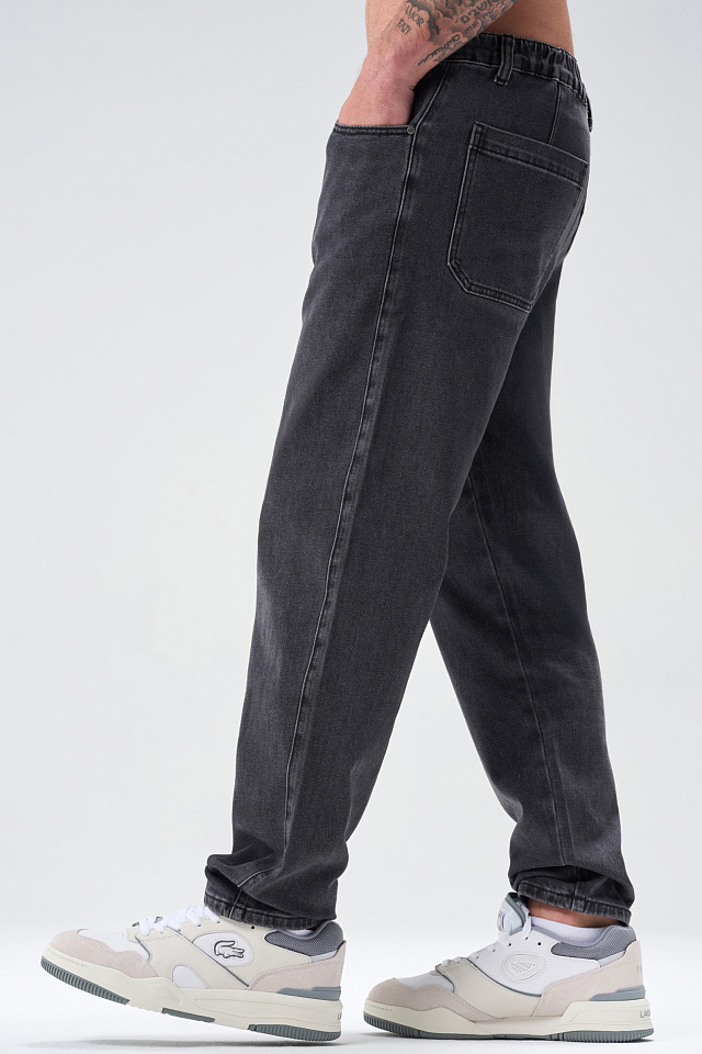 Джинсы Tapered мужские темно-серые