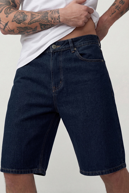 Шорты Baggy мужские темно-синие