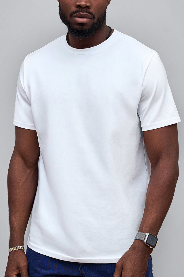 Футболка Basic мужская белая(КК)