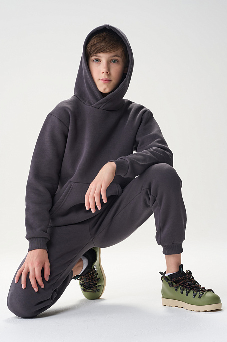 Костюм Weekend для подростков с начесом темно-серый