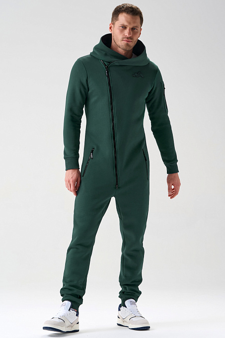 Комбинезон Urban мужской с начесом зеленый