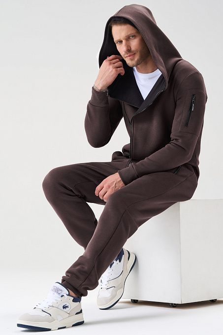 Комбинезон Urban мужской с начесом коричневый