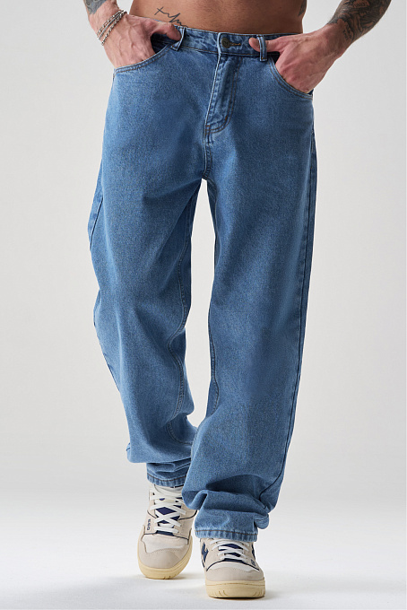 Джинсы Baggy мужские синие