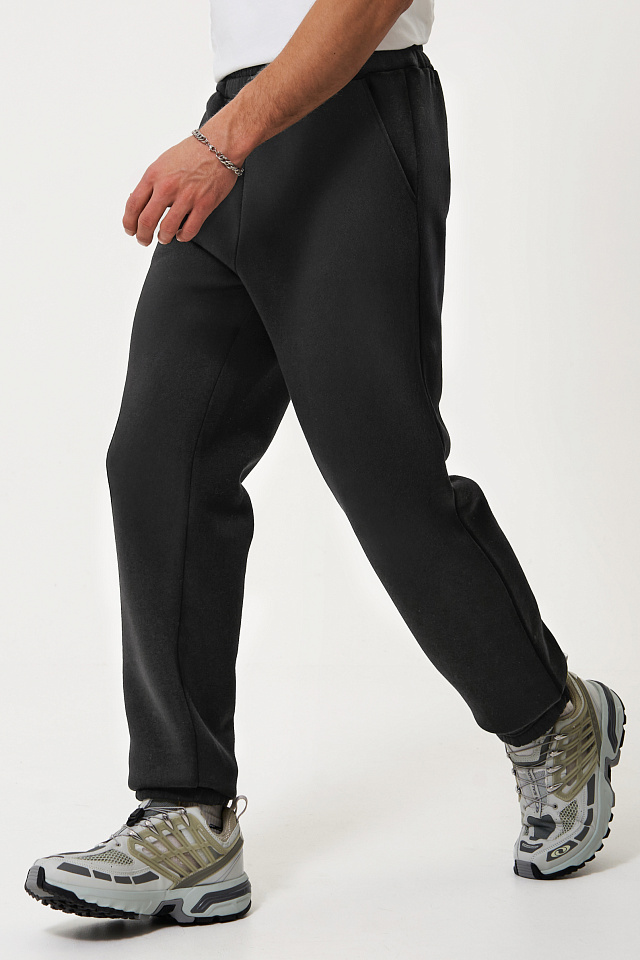 Брюки Base с начесом черные