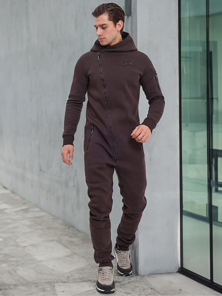 Комбинезон Urban мужской с начесом коричневый