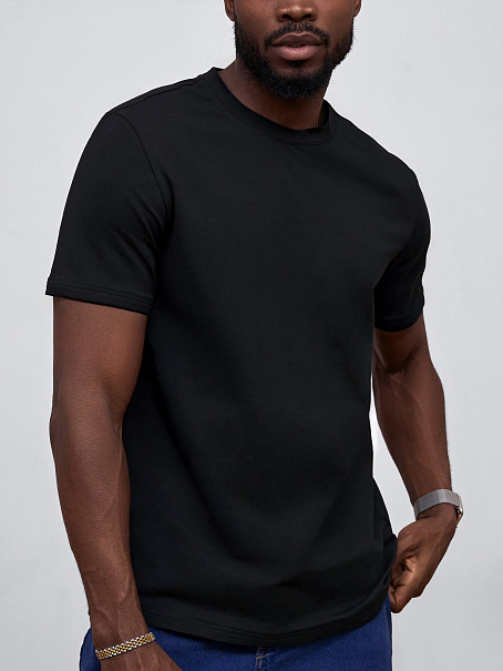 Футболка Basic мужская черная