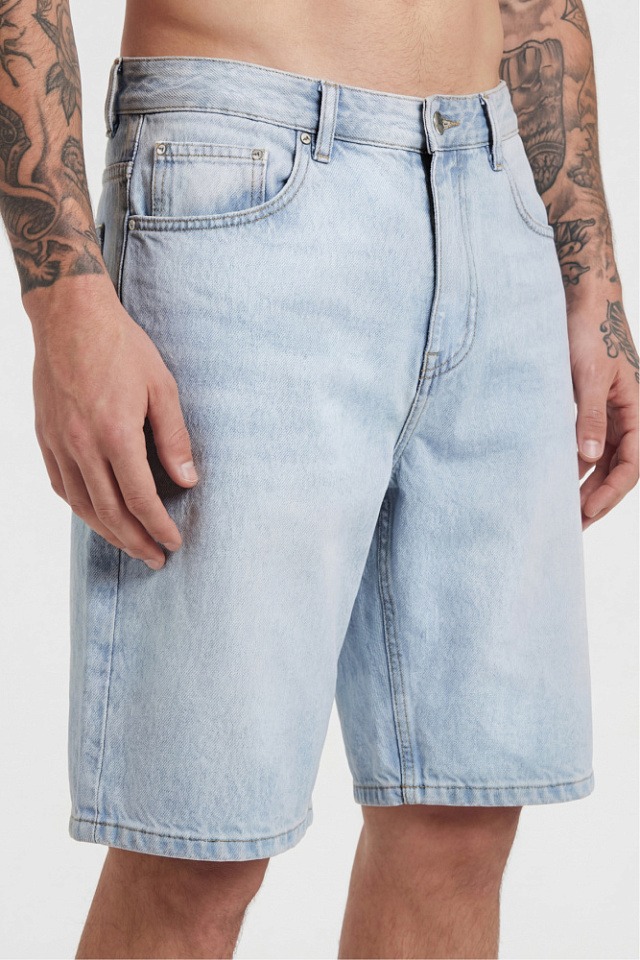 Шорты Baggy мужские голубые