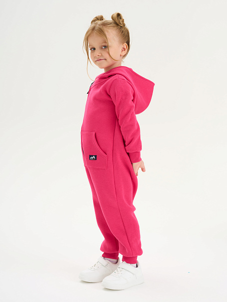 Комбинезон Dory детский с начесом малиновый
