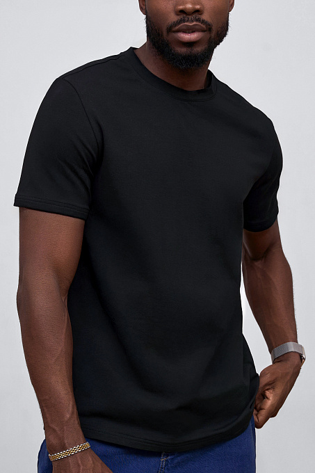 Футболка Basic мужская черная(КК)