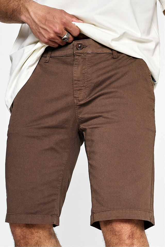 Шорты классические мужские коричневые