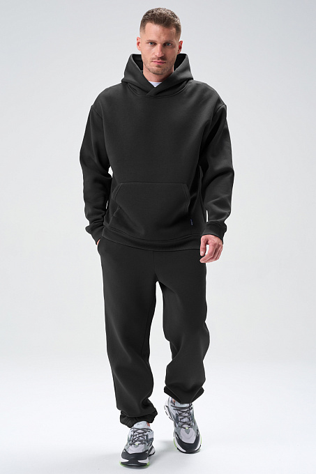 Костюм Base мужской с начесом черный