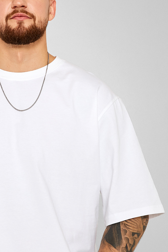 Футболка Oversize мужская белая