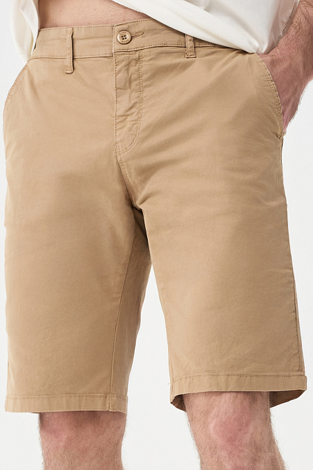 Шорты классические мужские бежевые