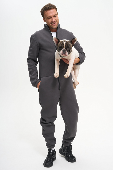 Комбинезон Base мужской темно-серый