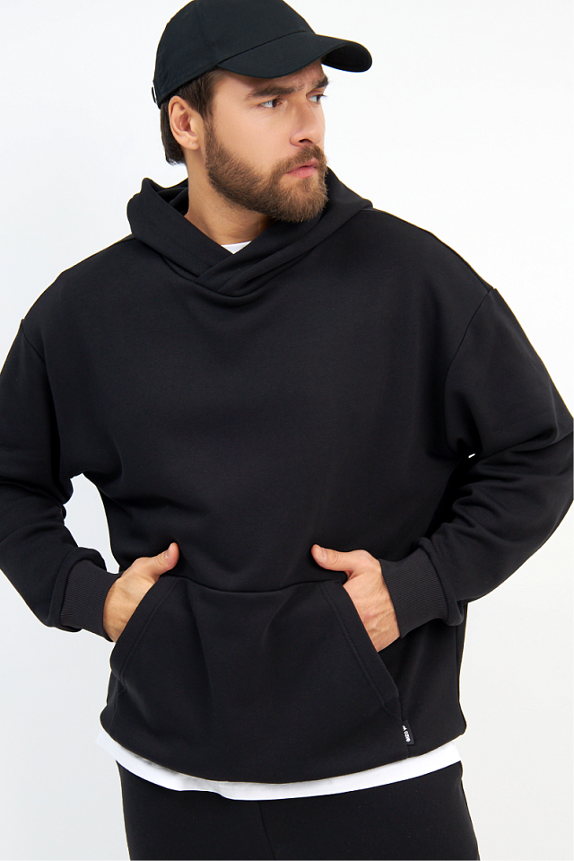 Худи Base Lite мужское черное