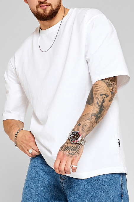 Футболка Oversize мужская белая