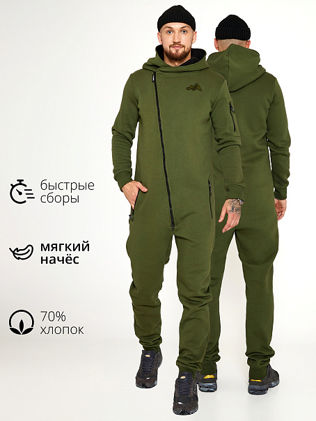 Комбинезон Urban мужской с начесом хаки