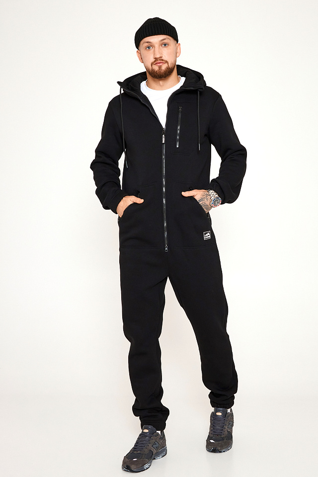 Комбинезон Siberian 2.0 мужской с начесом черный